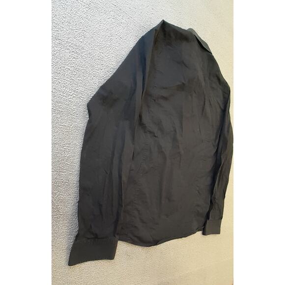 HUGO Hugo Boss Mens Small Black Slim Line Long Sleeve Dress Shirt - Picture 13 of 13